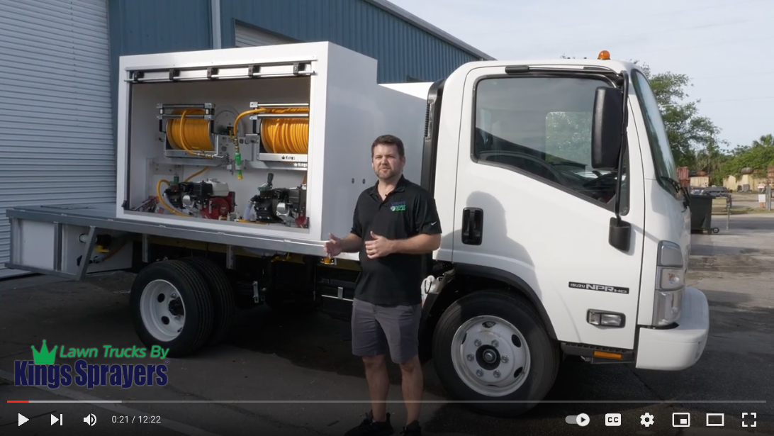Load video: Lawn Trucks by Kings Sprayers